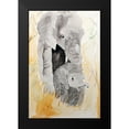 thumbnail image 1 of Derr, Wynn 13x18 Black Modern Framed Museum Art Print Titled - Elephant Pair, 1 of 4