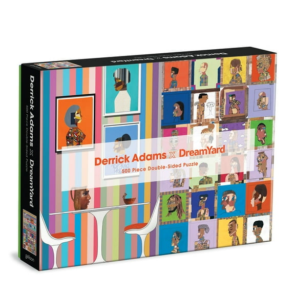 Derrick Adams x Dreamyard 500 Piece Double-Sided Puzzle (Jigsaw)