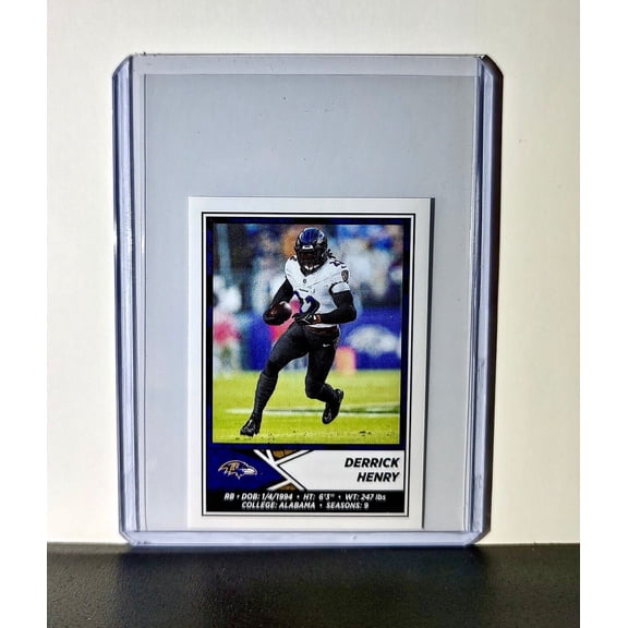 Derrick Henry 2024 Panini NFL Sticker #108 Baltimore Ravens