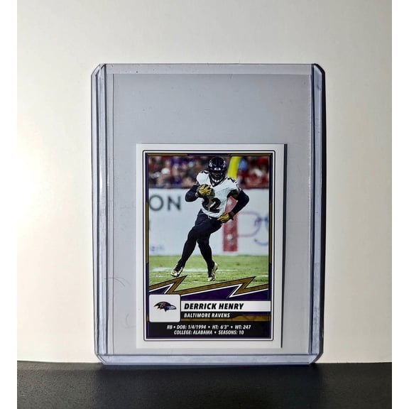Derrick Henry 2025 Panini NFL #105 Sticker Baltimore Ravens