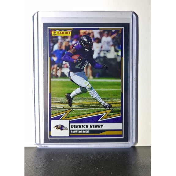 Derrick Henry 2025 Panini NFL #4 Foil Sticker Card Baltimore Ravens