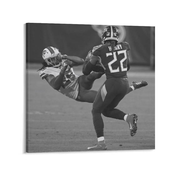 Derrick Henry Canvas Poster Artworks Picture Print Poster Wall Art Painting Canvas Gift Decor Home Posters Decorative 28x28inch(70x70cm)