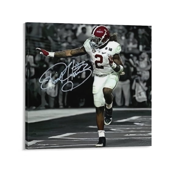 Derrick Henry Canvas Poster Room Aesthetic Poster Print Art Wall Painting Canvas Posters Gifts Modern Bedroom Decor 20x20inch(50x50cm)