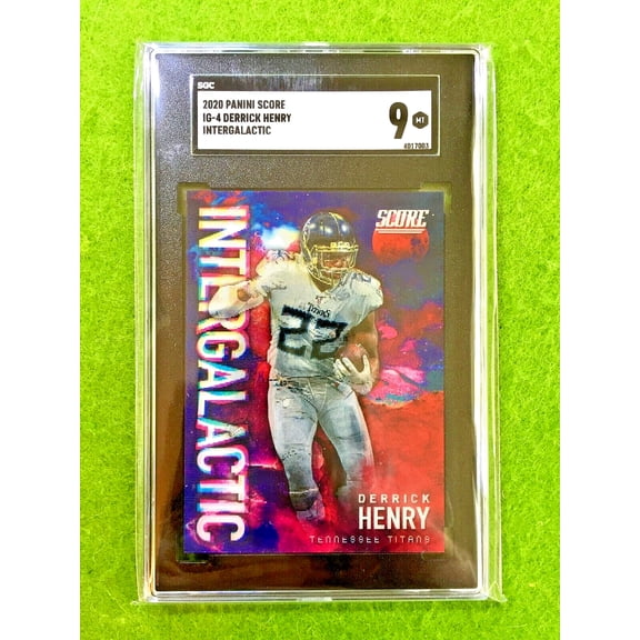 Derrick Henry INTERGALACTIC POP 1/1 SGC 9 CASE HIT SSP 2020 DERRICK HENRY Score