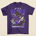 thumbnail image 1 of Derrick Henry King Henry Cartoon Style Baltimore Football T-Shirt, 1 of 2
