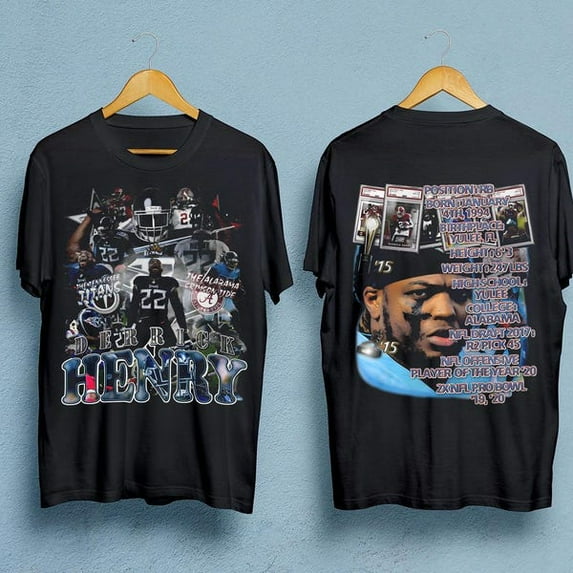 Derrick Henry Vintage 90s Graphic Style T-Shirt, Derrick Henry Shirt, Vintage Sport Tee, Unisex shirt