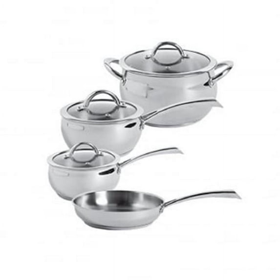 Derrick Stainless Steel Cookware Set, 7 Piece