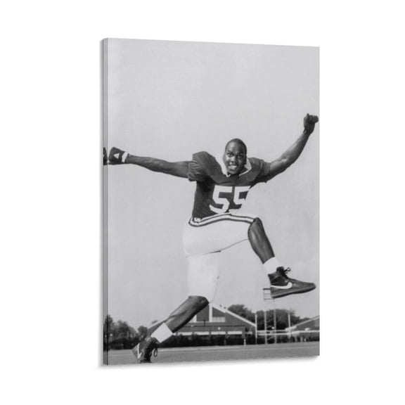 Derrick Thomas Canvas Poster Art Poster Canvas Painting Decor Wall Print Photo Gifts Home Modern Decorative Posters 12x18inch(30x45cm)