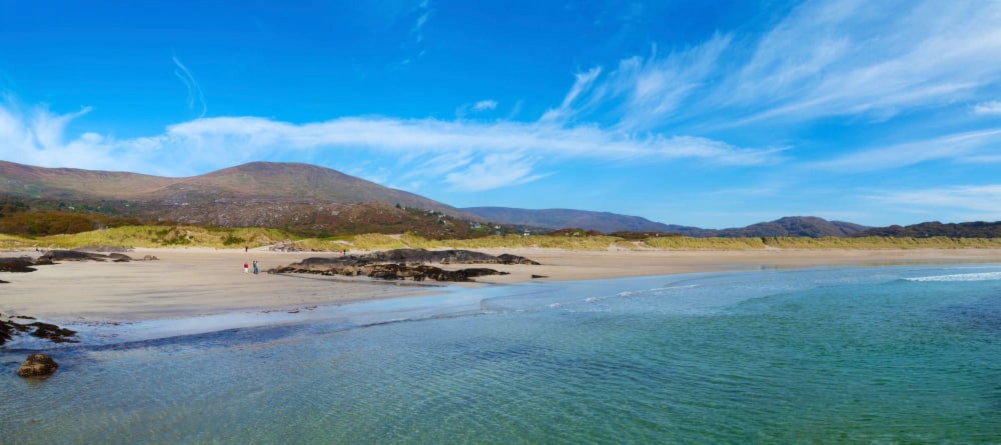 Derrynane Beach Caherdaniel Iveragh Peninsula Ring Of Kerry County Kerry Republic of Ireland Canvas Art - Panoramic Images (27 x 9)
