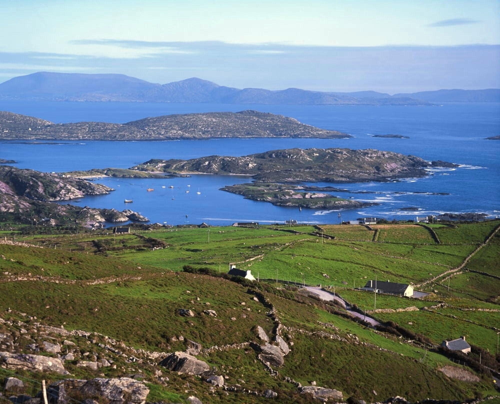 Derrynane Harbour Caherdaniel Ring Of Kerry Co Kerry Ireland Canvas Art - The Irish Image Collection Design Pics (17 x 13)