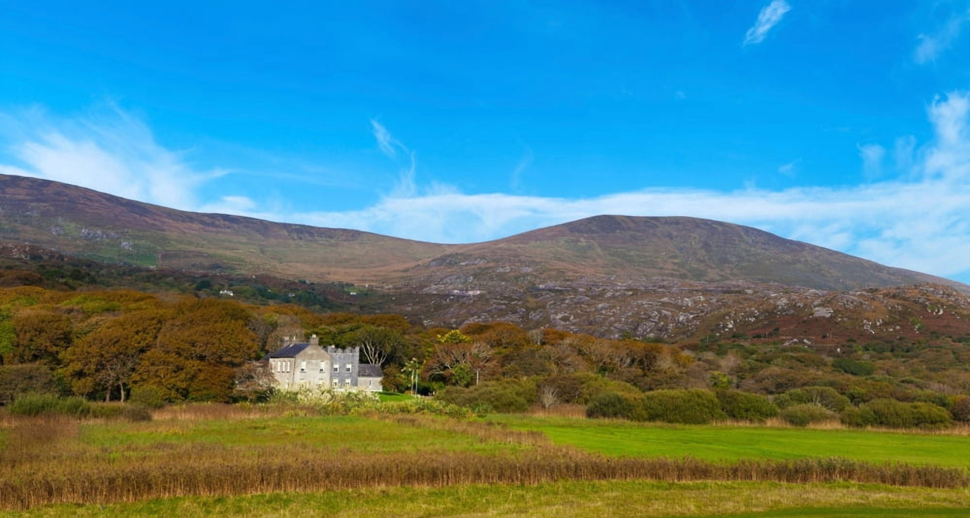 Derrynane house the Home of Daniel OConnell Caherdaniel Iveragh Peninsula Ring Of Kerry County Kerry Republic of Ireland Canvas Art - Panoramic Images (23 x 12)