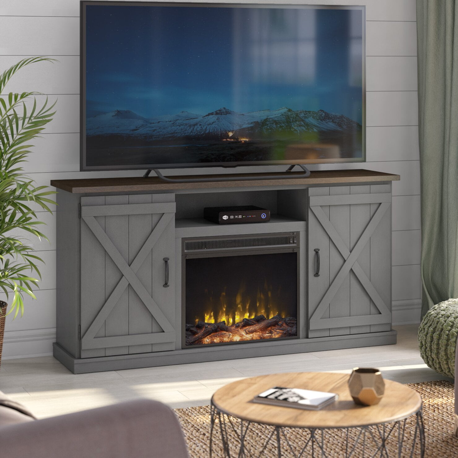 Derrynisk TV Stand for TVs up to 70