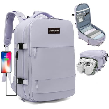 Custom Travel Laptop Backpack For Women – Large, Waterproof, Flight Approved, 15.6" Laptop Compartment