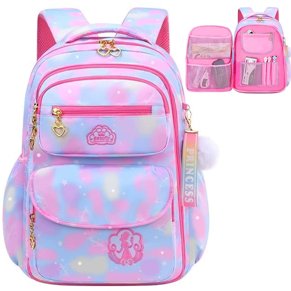 Derstuewe School Backpack for Girls, Kids School Bookbag for School and ...