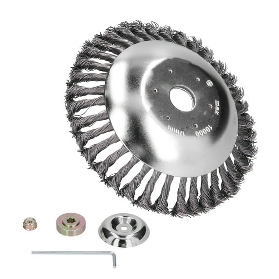 Derusting Weeding Wheel, Brush Cutter Trimmer Kit Sharpened Weeds Brush Cutting For Farm For Yard For Lawns For Orchard For Gardens
