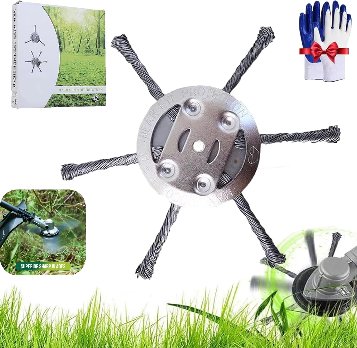 Derusting Weeding Wheel, Flakaclsh Weed Eater Attachment, Beyond Draw 6 ...