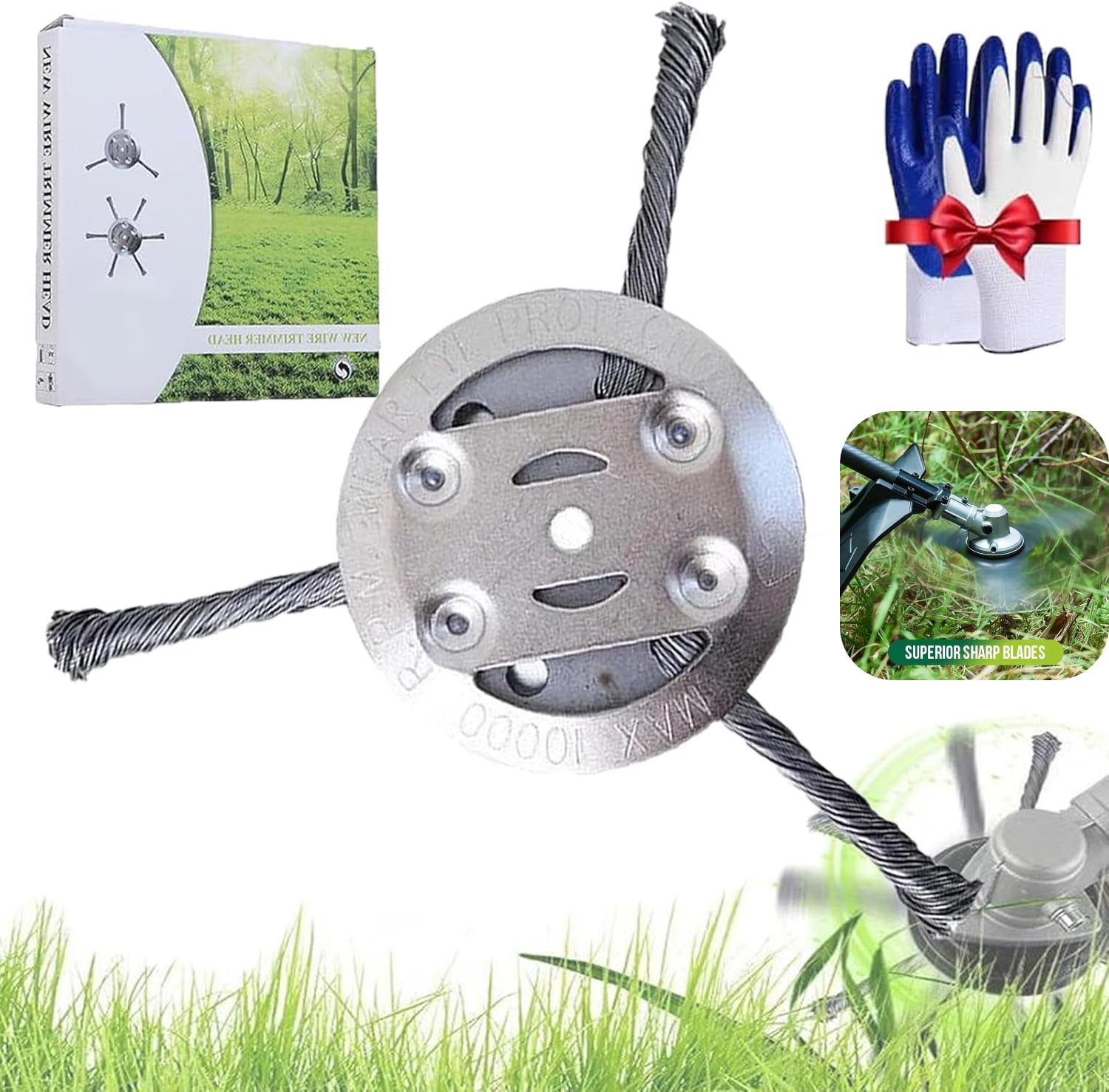 Derusting Weeding Wheel, Flakaclsh Weed Eater Attachment, Beyond Draw 6 ...