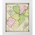 thumbnail image 1 of Derveer 26x31 White Modern Wood Framed Museum Art Print Titled - Middlesex New Jersey Landowner - Derveer 1850, 1 of 4