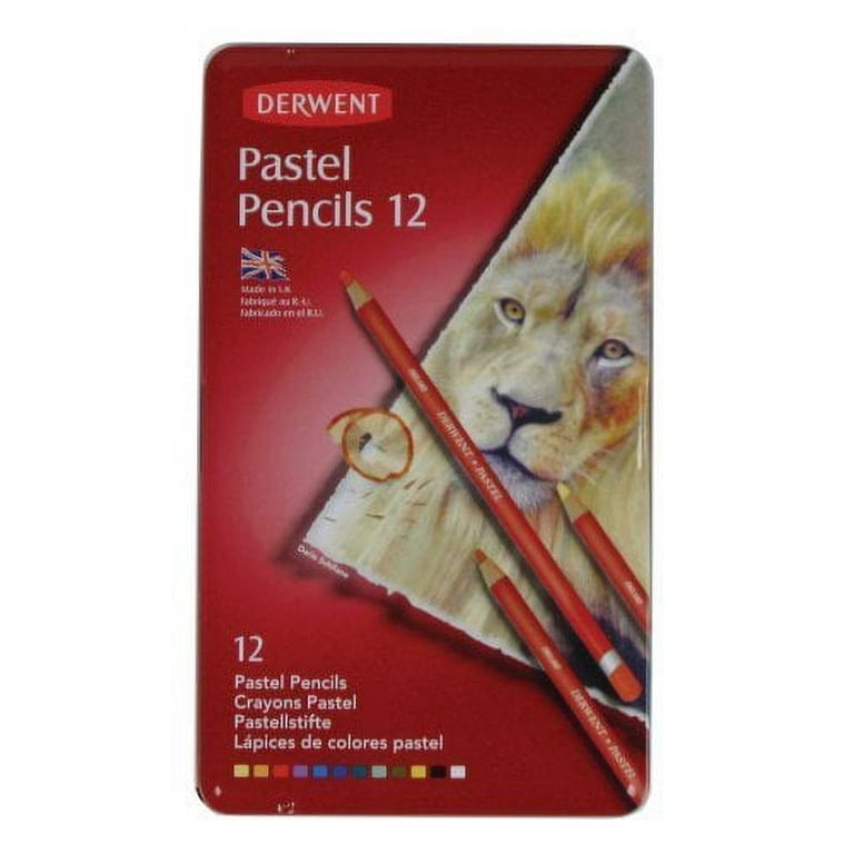 Derwent Pastel pencils set 12 psc. - Poli Art Design