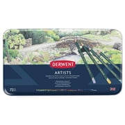 Derwent Artists Colored Pencil Set, 72-Color Tin Set