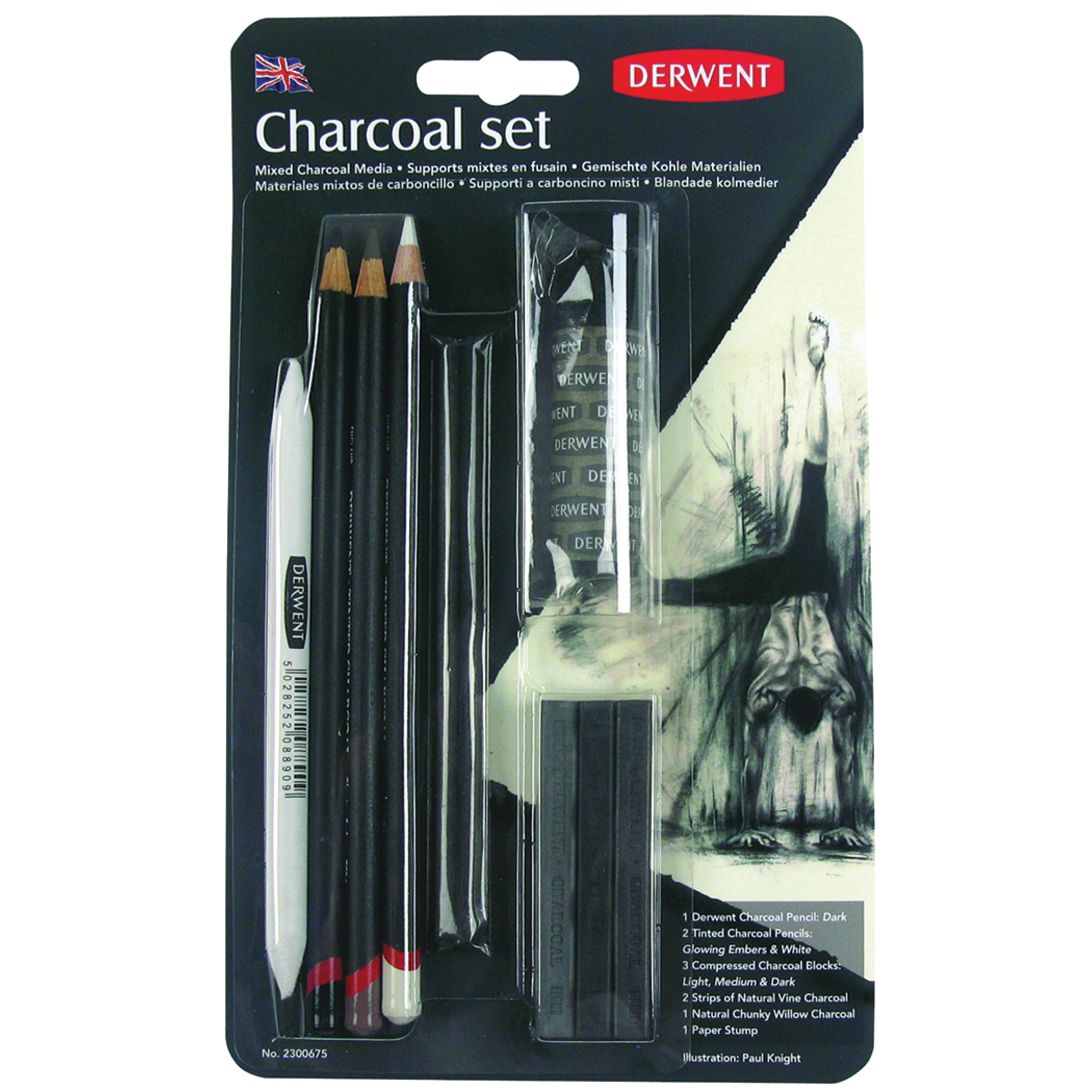 Derwent Tinted Charcoal Pencil Sets