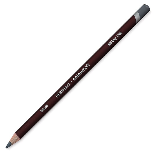 Derwent Coloursoft Pencil - Mid Grey