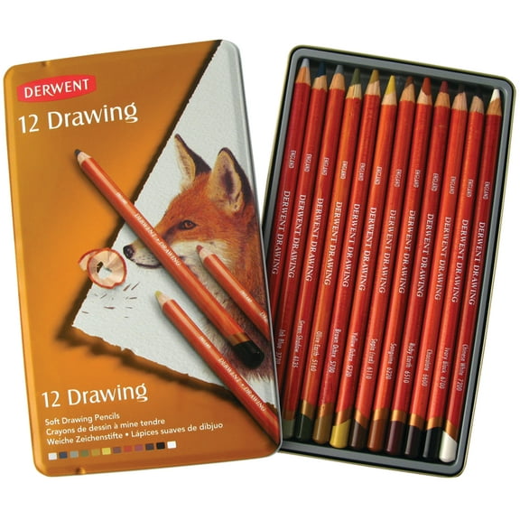 Derwent Drawing 12-Pencil Set