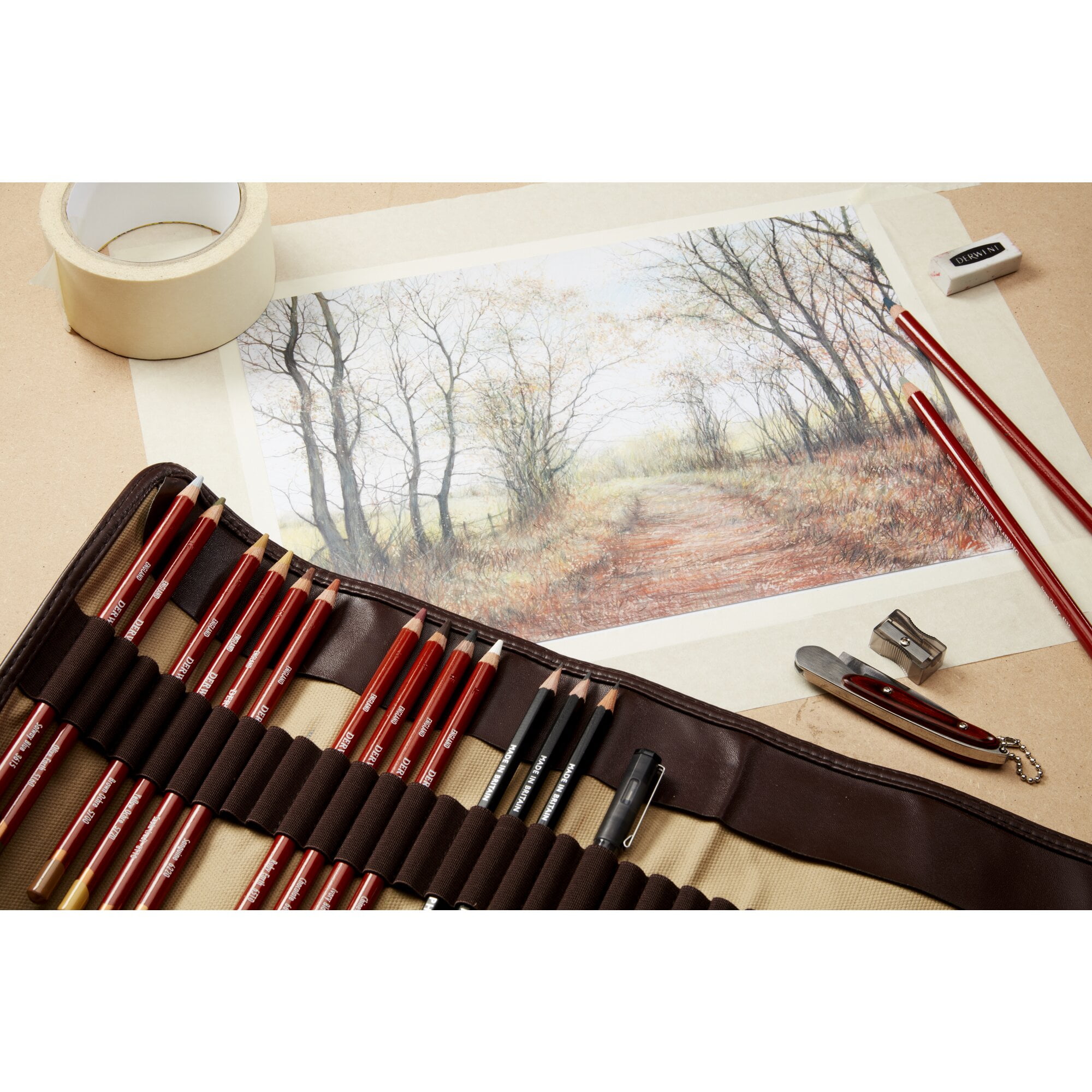 DERWENT DRAWING PENCILS REVIEW  Reviewing the 24 Set of These Awesome  Derwent Pencils! 