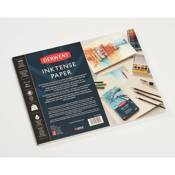 Derwent Inktense Paper Pad - 12" x 16"