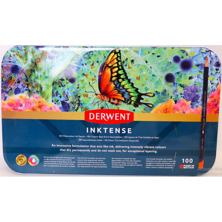 Derwent Inktense Colored Pencil Set for Adults - Assorted