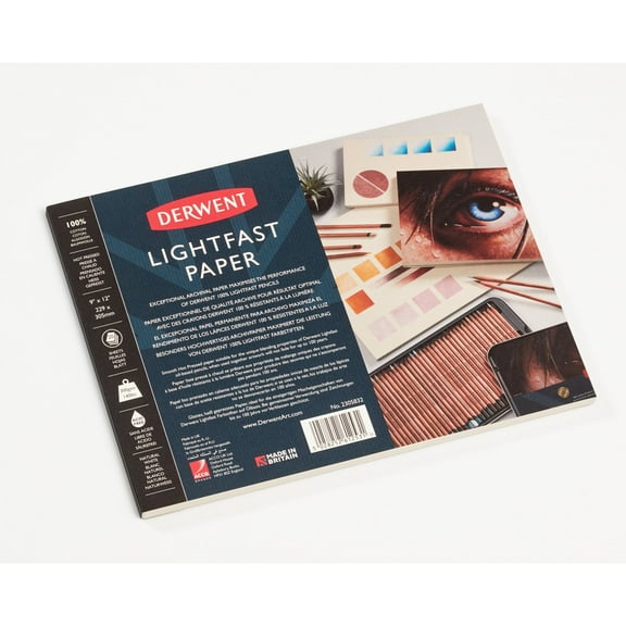 Derwent Lightfast Paper Pad - 12" x 16"