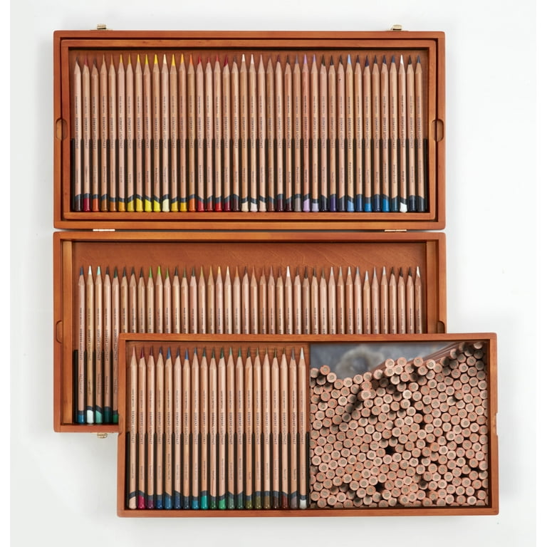 Derwent Lightfast Pencil Set, 100-Pencils with Wood Box