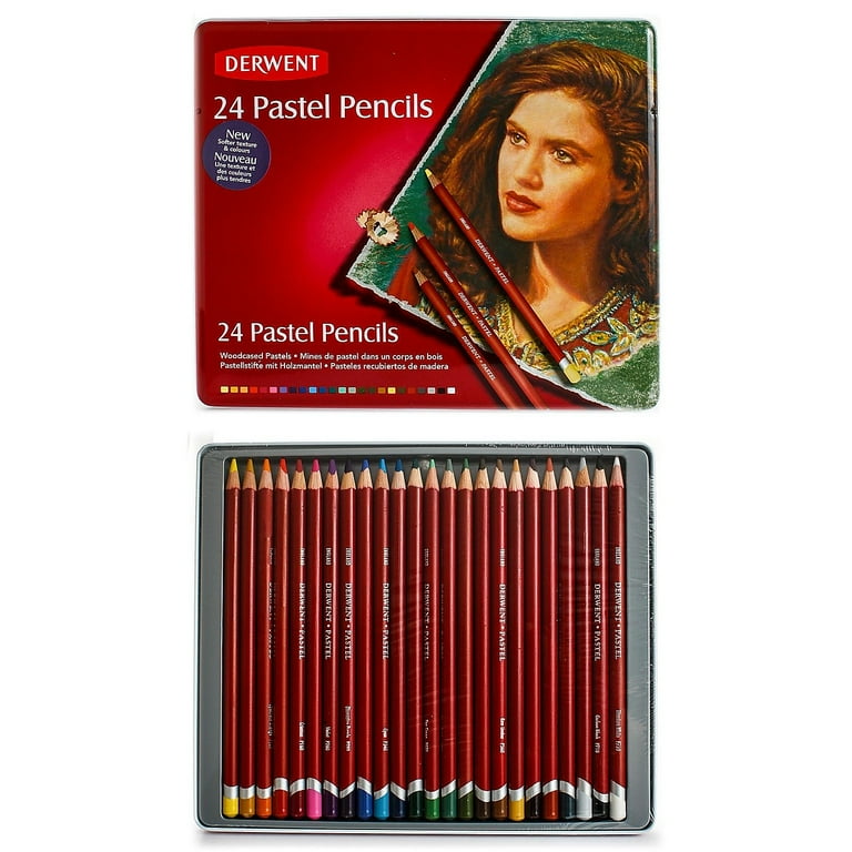 Derwent Pastel Pencil Set 24/Set 46428 - Walmart.com