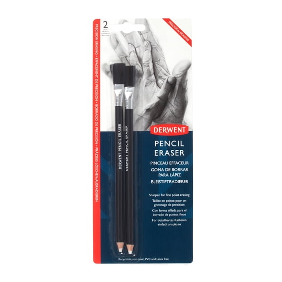 Derwent Pencil Erasers - Pkg of 2