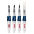 thumbnail image 1 of Derwent Push Button Waterbrush - Set of 4, Short Handle, 1 of 5