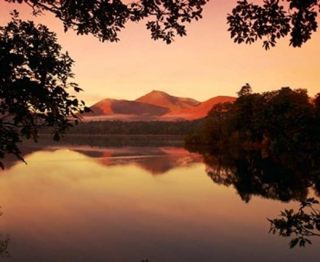 Derwent Water in The Lake District Cumbria England Canvas Art - Paul Thompson DanitaDelimont (20 x 16)