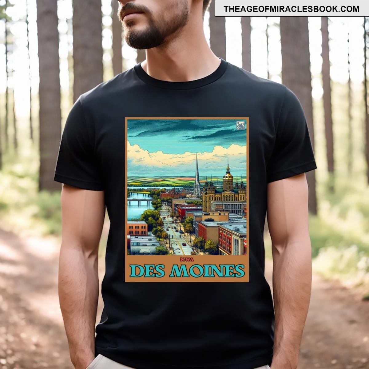 Des Moines Iowa Tshirt