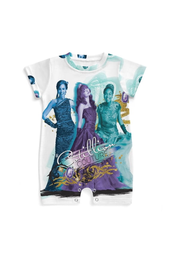 Desc-endant Newborn Baby Romper Clothing Infant Summer Baby Climbing Clothes Outfit for Boys Girls