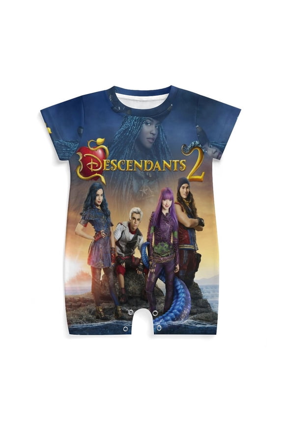 Desc-endant Newborn Baby Romper Clothing Infant Summer Baby Climbing Clothes Outfit for Boys Girls