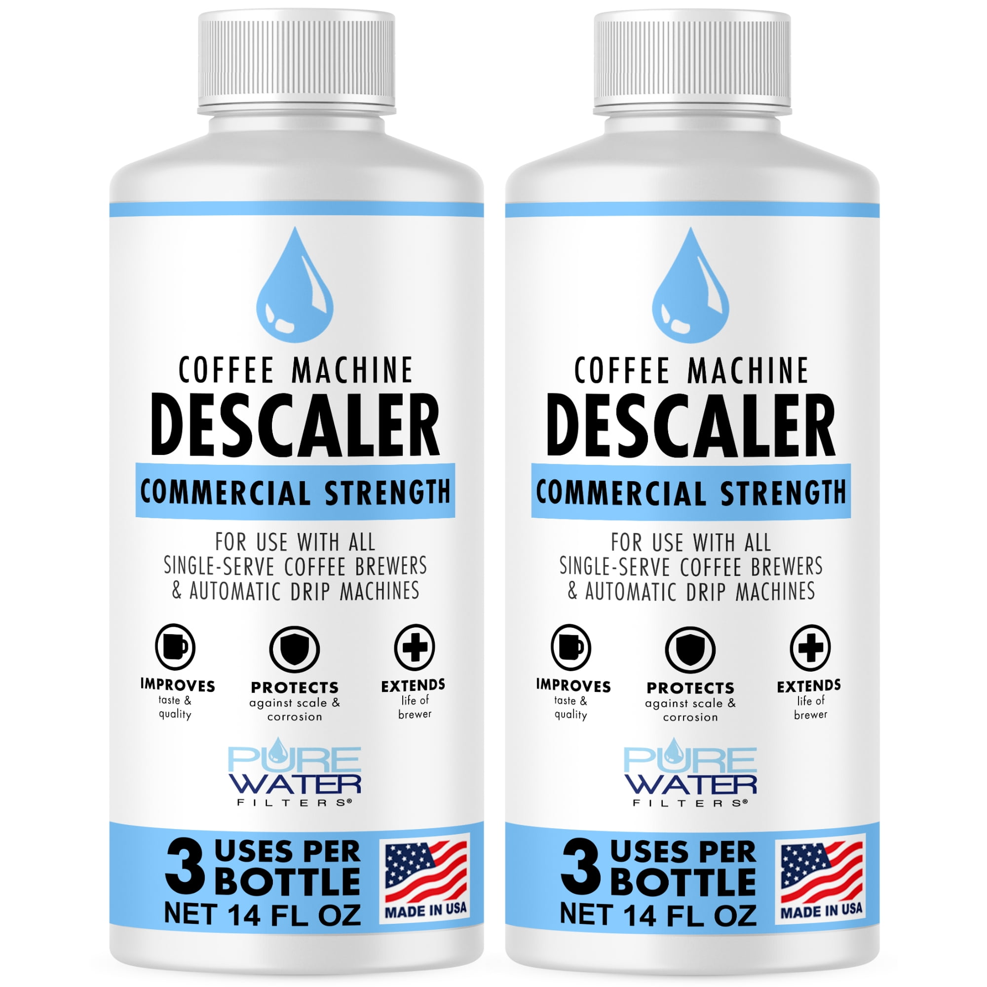 2-Pack Ice Machine Cleaner/Descaler - 8 Total Uses (4 Uses Per