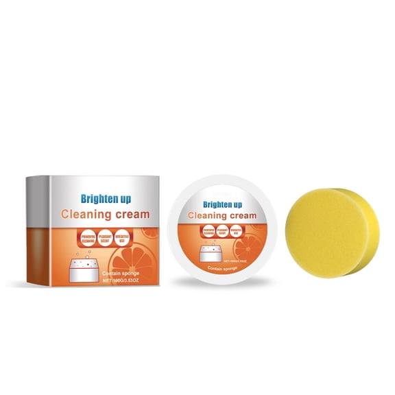 Descaler Removal Cleaning Cream, Stubborn Stains Foam Cleaner, Multipurpose Surface Cleaning for Kitchen Hood Living Room Bathroom Bath Shower Glass 3.5 oz