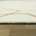 thumbnail image 1 of Descartes Abstract Modern Area Rug Rust 5'3" x 7' 5' x 8' Ivory, 1 of 5