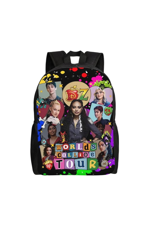 Descen-dants Zombies Tour Lightweight Backpack Laptop Shoulders Bag Bookbag Daypack Travel Women Men