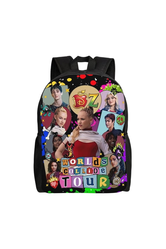 Descen-dants Zombies Tour Lightweight Backpack Laptop Shoulders Bag Bookbag Daypack Travel Women Men