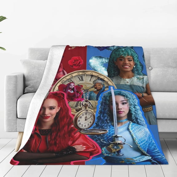 Descen-dants Zombies Tour Soft Micro Fleece Blanket Throw Lightweight Flannel Blankets for Bed Couch Sofa