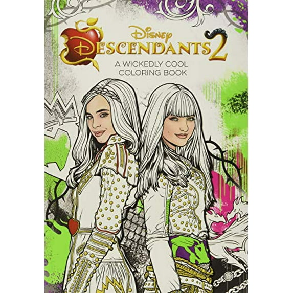 Pre-Owned Descendants 2 a Wickedly Cool Coloring Book (Art of Coloring) Paperback