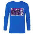 thumbnail image 1 of Descendants 3 Carlos Mal Jay Evie Wickedly Cool - Long Sleeve T-Shirt for Men -Customized-Royal, 1 of 5