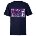 thumbnail image 1 of Descendants 3 Carlos Mal Jay Evie Wickedly Cool - Short Sleeve T-Shirt for Kids -Customized-Navy, 1 of 5