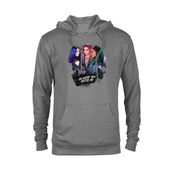 Descendants 3 Mal Uma Audrey Do What You Gotta Do - Pullover Hoodie for Adults -Customized-Graphite Heather