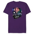 thumbnail image 1 of Descendants 3 Mal Uma Audrey Do What You Gotta Do - Short Sleeve Blended T-Shirt for Adults -Customized-Purple, 1 of 5